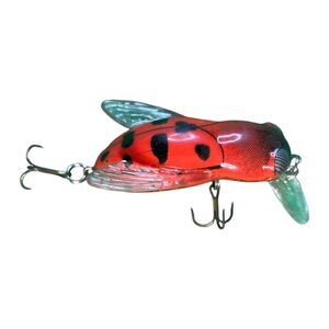 Rebel Bumble Lady Bug Top Water Floating Fishing Lure for All Freshwater Fishing